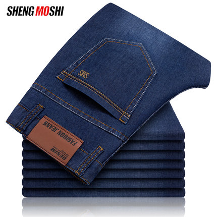 夏季薄款！胜魔士男士牛仔裤