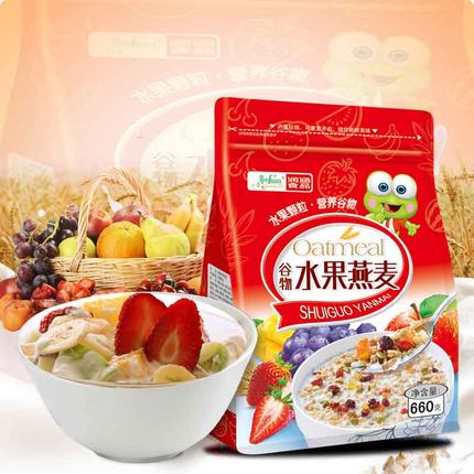 营养早餐！润涵香脆水果燕麦片330g