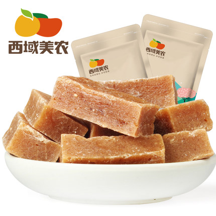 酸甜美味！西域美农山楂条200gx2袋