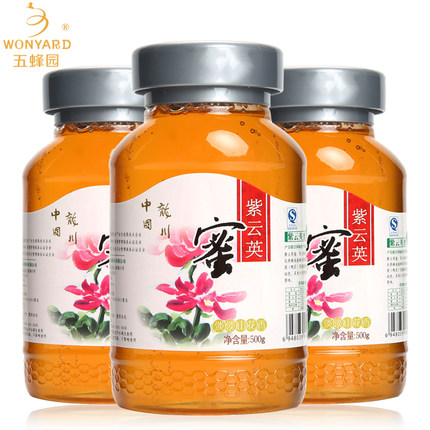 营养丰富！五蜂园天然农家自产土蜂蜜500g