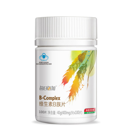 熬夜常备！每日每加维生素B族片400mg/片*100片