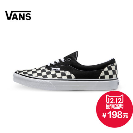 双12预售！VANS 黑白情侣鞋板鞋帆布鞋VN-0W3CD6G/D6F