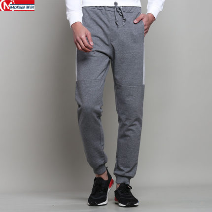 时尚舒适！菲尔潮流活力卫衣布橡筋腰头休闲长裤
