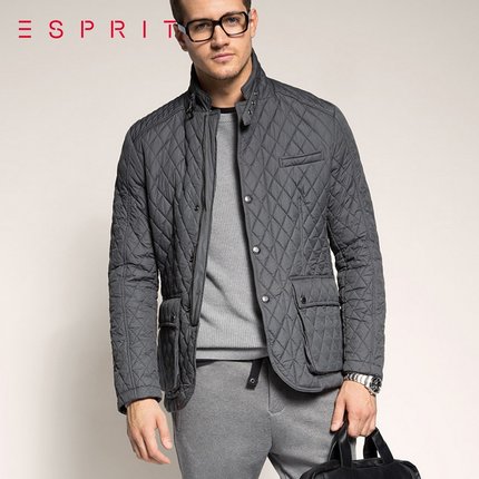 时尚百搭！ESPRIT男士绗缝时尚款外套085EO2G019