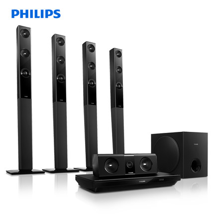 3D蓝光！PHILIPS飞利浦HTB3581/93电视音响