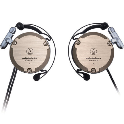 双色可选！铁三角 ATH-EM7X 耳挂式耳机