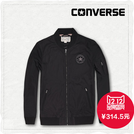 双12好价！CONVERSE 男款街头风尚休闲夹克04502C