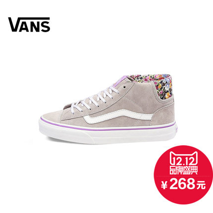双12预售！VANS 女款板鞋休闲鞋MidSkoolVN-0VHRAX1