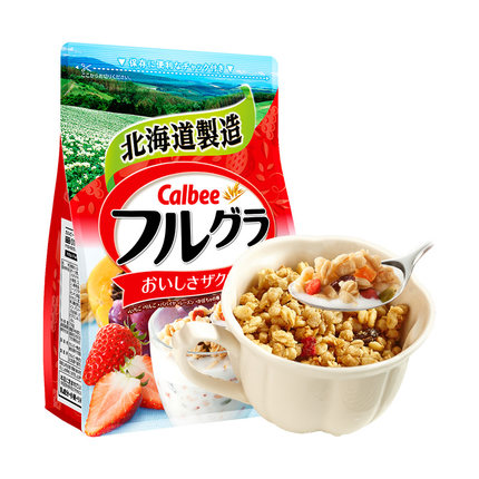 下单立减5元：Calbee/卡乐比水果麦片700g