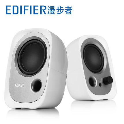 纯正音质！Edifier/漫步者R12U台式电脑音响低音炮小音箱