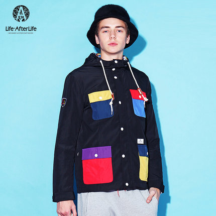 限时好价！Life After Life 多彩口袋趣味夹克外套