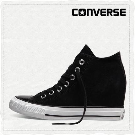 码全好价！CONVERSE  黑色经典内增高休闲鞋 549558C