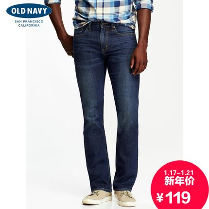 修身款！Old Navy老海军男式修身牛仔裤478468