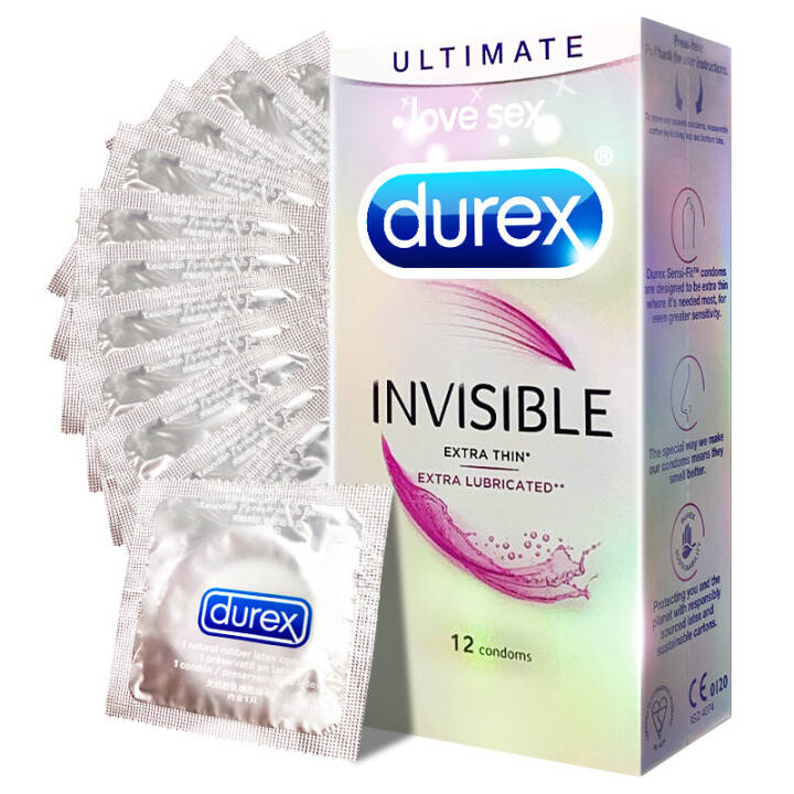 Durex杜蕾斯避孕套超薄倍润12只装