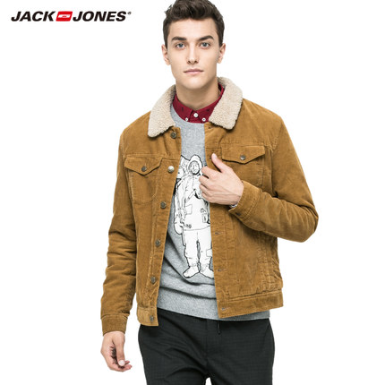 满减好价！杰克琼斯 男装灯芯绒棉服外套O215321041