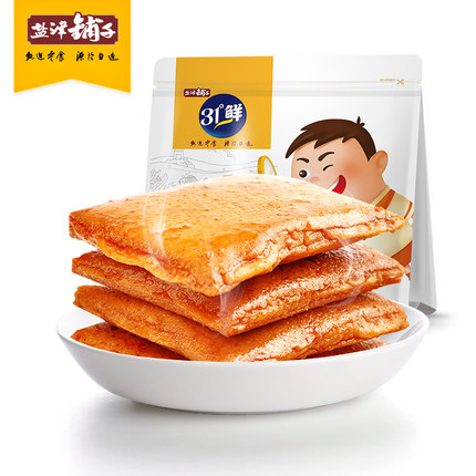 聚划算！盐津铺子豆干鱼豆腐180gX2零食大礼包