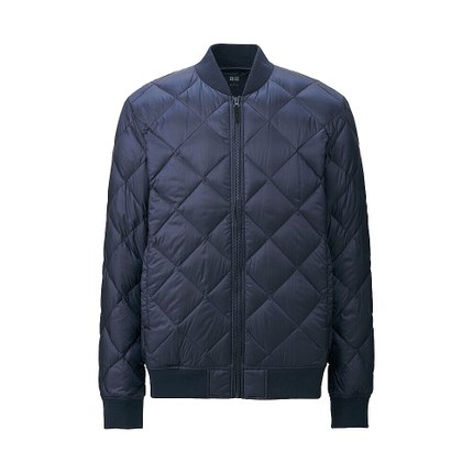 旗舰店降价！男装 高级轻型羽绒罗纹茄克(迷彩) 158844 优衣库UNIQLO