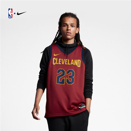 舒适透气！NBA 骑士队 詹姆斯 SW 男子球衣
