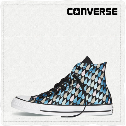 新低好价！CONVERSE All Star 印花休闲鞋550732C