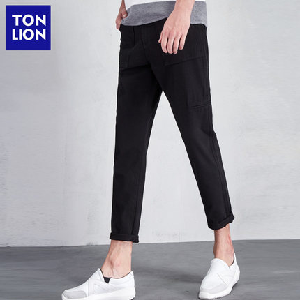 超低折扣！唐狮2015冬装新款休闲裤