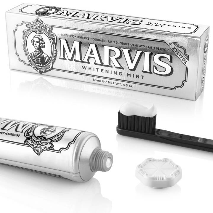 MARVIS  洁净 清新 薄荷牙膏 银色 85ml