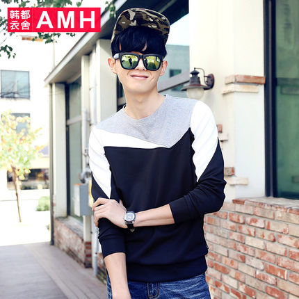 小降！AMH新款男士圆领套头卫衣NX4863