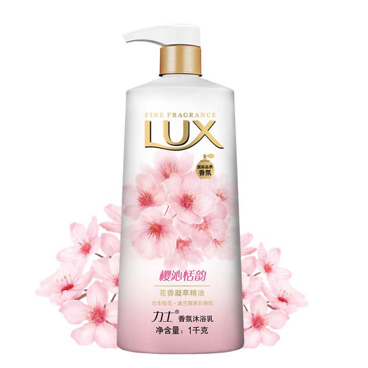 力士(LUX)樱沁恬韵爽肤沐浴乳1000g