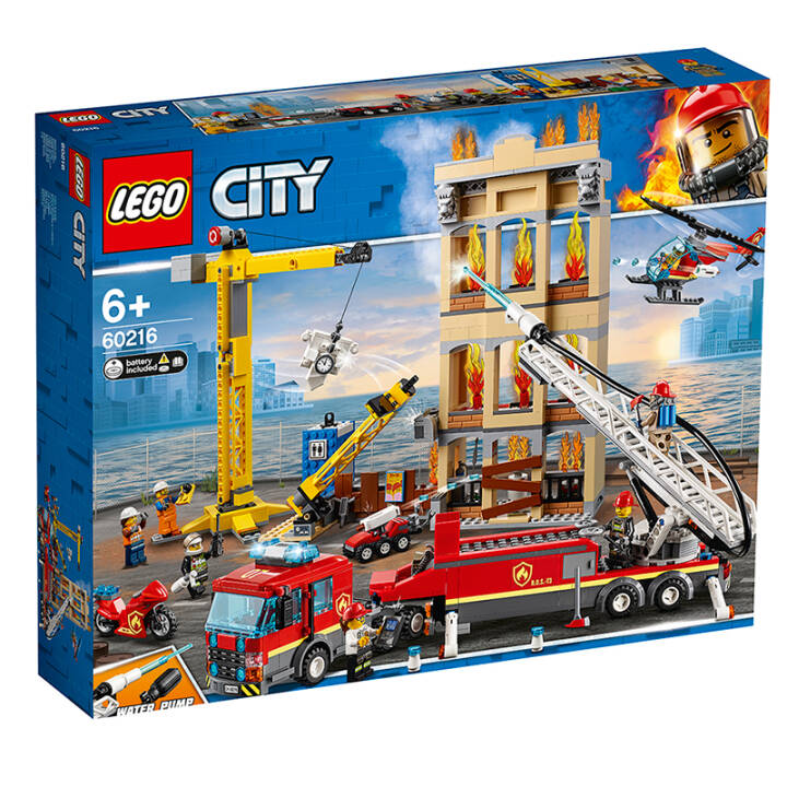 乐高(LEGO)积木 城市组系列City消防救援队60216