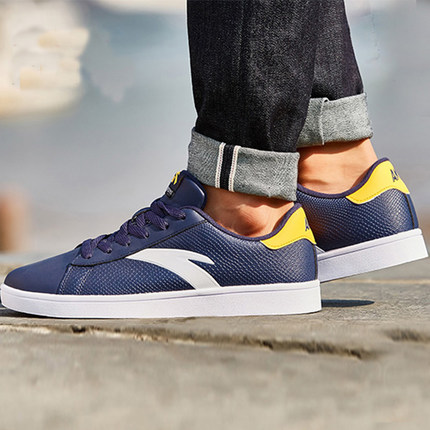 时尚设计！安踏男子板鞋11638039