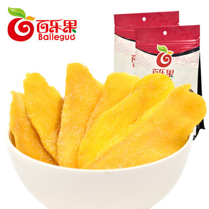 酸甜爽口！百乐果芒果干120g*2