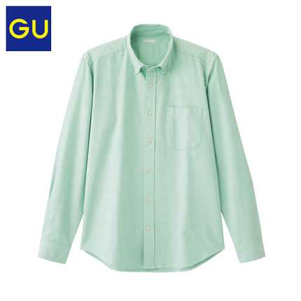 直降50！极优GU 男装 牛津纺衬衫 267557