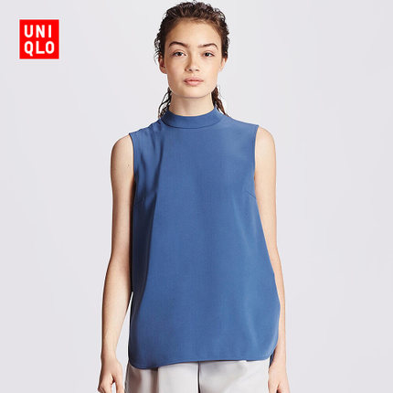 干练！女装 高领无袖衬衫 178201 优衣库UNIQLO