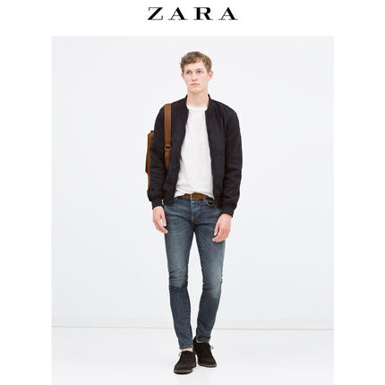 秋冬折扣 ！ZARA男装 拼接外套 00706311401