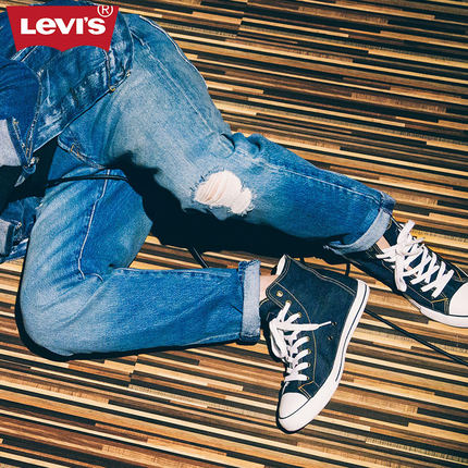 做旧款！李维斯501CT系列男士小脚做旧牛仔裤18173-0016