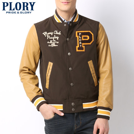 五折好价！PLORY 男款休闲夹克外套POJJ549B02