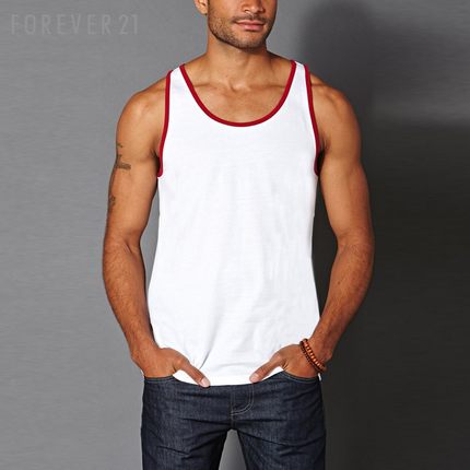 折上7折！FOREVER21 男士棉混纺背心