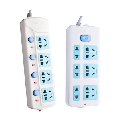 双12预告！公牛接线板经典蓝白款2只装