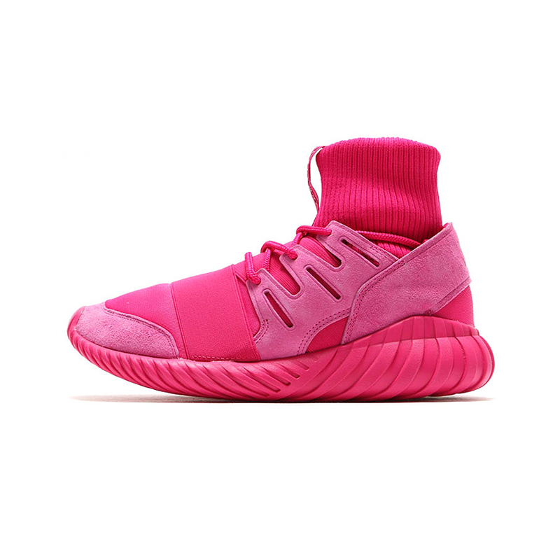 小椰子！Adidas Tubular Doom PK 粉色情侣跑步鞋