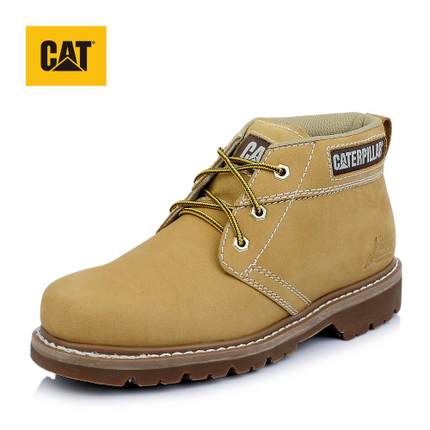 近期好价！cat 卡特 男式 牛皮休闲靴 P744029E1EDR40
