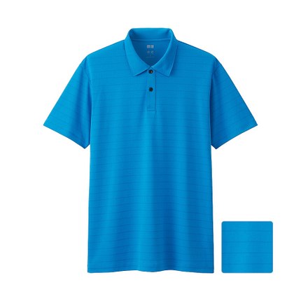 条纹款式！优衣库Dry EX POLO衫 169372