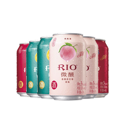 锐澳水果混合味330ml*6*2件