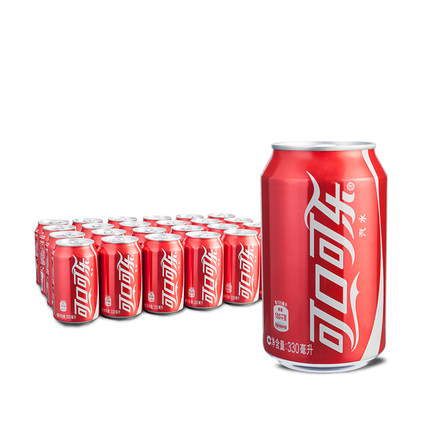可口可乐 330ml*24罐/箱 整箱装