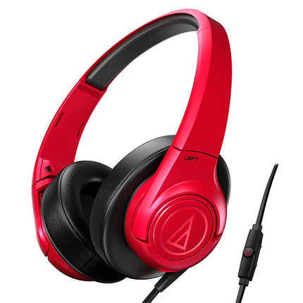 时尚出街！Audio Technica铁三角ATH-AX3iS耳机