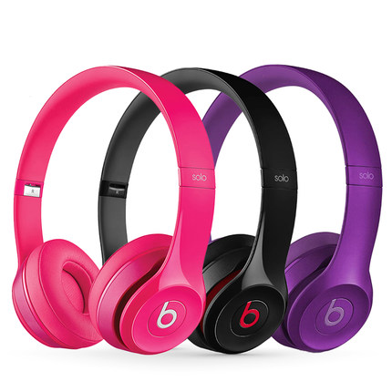 音质饱满！Beats Solo2 2.0头戴式有线耳机线控耳麦