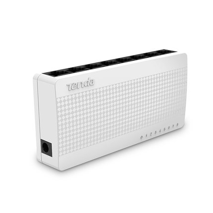 稳定安全！Tenda腾达S108百兆家用交换机