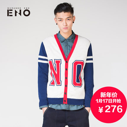 潮流单品！BURANDO ENO变装派对男式针织开衫E5SP61604