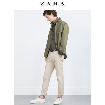清新！ZARA 男装 花朵衬衫 06917430505