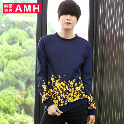 历史新低！AMH新款圆领套头男士长袖卫衣外套OD4362