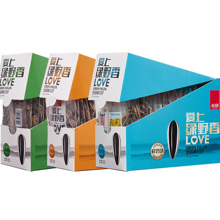 奥运熬夜必备！永信糖瓜子/山核桃/奶香味瓜子30g*17小包装