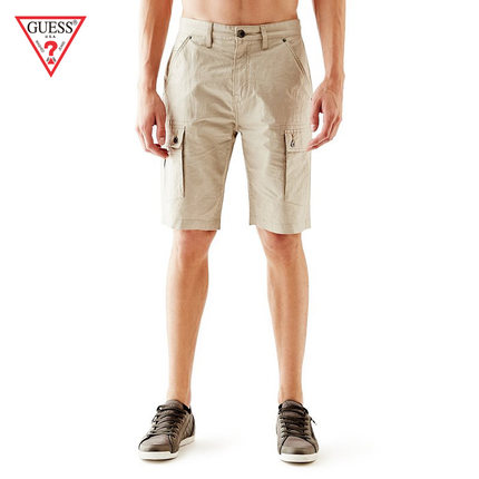 限时抢购！Z5 GUESS 男士多袋复古休闲短裤-M52D00W5GT0